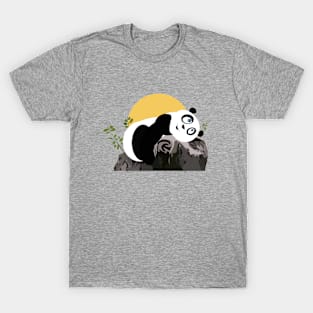 panda relaxing T-Shirt